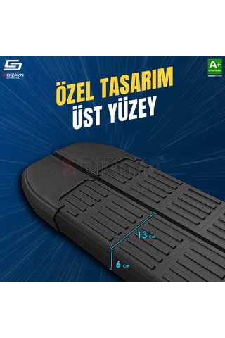 S-dizayn Volkswagen Transporter T7 Kısa Şase S-line Siyah Yan Basamak 223 Cm 2025 Üzeri A+ Kalite