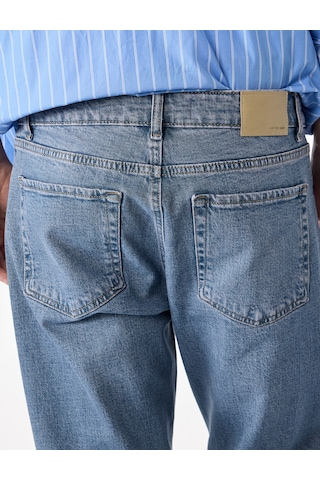 Koton Normal Bel Pamuklu Cepli Straight Fit Jean Pantolon - Mark Jean İndigo Stone 6sam40020nd İndigo - Taş