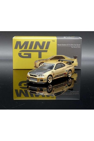 Mını Gt Nıssan Skylıne Gt-r R34 Top Secret Lımıted 676 1/64