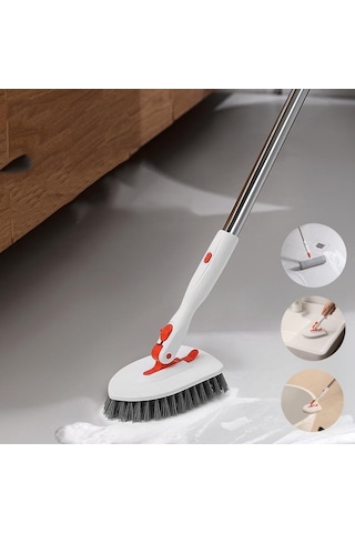 Sones 52 İnç Ayarlanabilir Saplı Duş Temizleme Fırçası Küvet Fayans Fırçası, Özellikler: Set 3