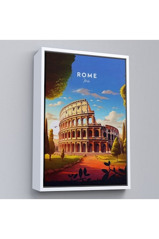 Miyrem^ Canvas Serie Roma İtalya Kolezyum Tablo-7701