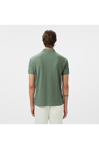 Nautica Erkek Yeşil Regular Fit Polo Yaka T-shirt Düz K55303t Yeşil
