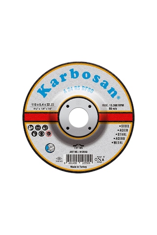 Karbosan 180X8X22 Metal Taşlama - 910580