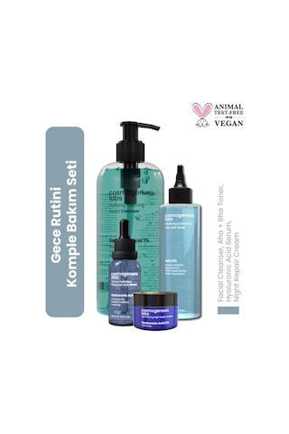 Cosmogenesis Labs Yoğun Nemlendirici ve Onarıcı Gece Bakım Set﻿﻿i