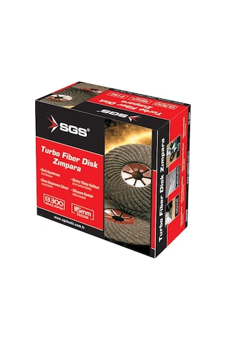 Sgs Turbo Fiber Disk Zımpara 115 Mm Sgs288