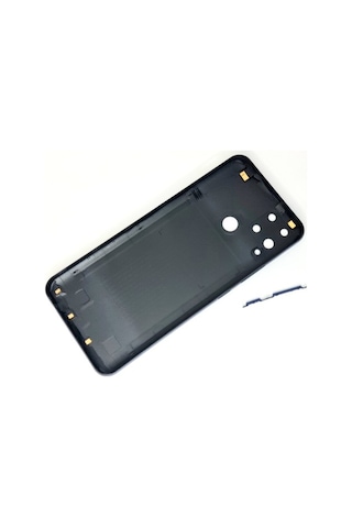 Oppo Realme C15 Kasa Arka Pil Batarya Kapağı Gri Gri