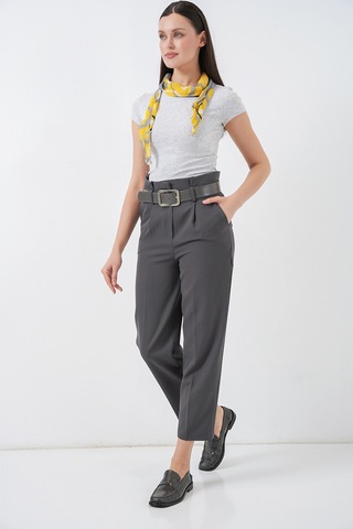 Bigdart 6556 Kemerli Kumaş Pantolon - Antrasit
