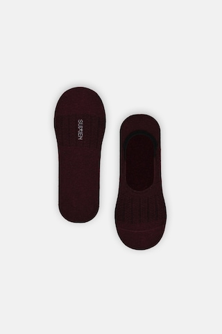 Suwen Chic Suba Çorap Sc1567102 Bordo