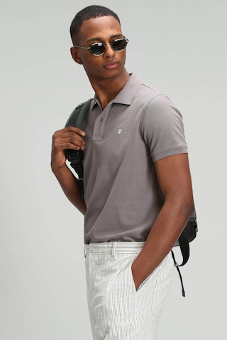 Lufian Erkek Laon Spor Polo Yaka T-Shirt 627111040091 Toprak Kahverengi