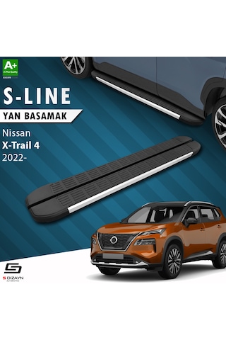 S-dizayn Nissan X-trail T33 S-line Aluminyum Yan Basamak 183 Cm 2022 Üzeri