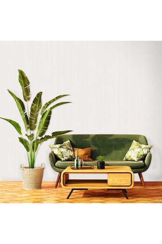 Adawall Vintage Sand Design Wallpaper Rococo 1212-4/15, Beyaz 1.06x15.6 M - 16.5 M²
