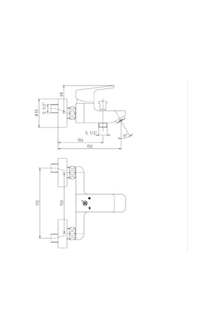 Ar 103502484 Lunetta Banyo Bataryası Mat Siyah