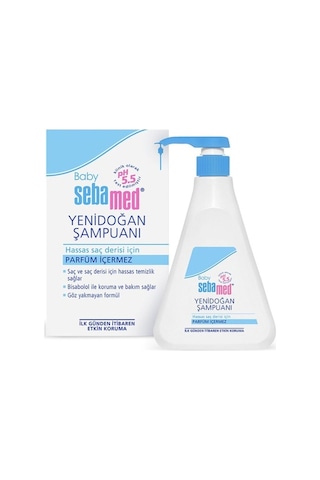 Sebamed Baby Ph 5.5 Bisabolol İçerikli Koruma Ve Bakım Sağlayan Yenidoğan Bebek Şampuanı 500 Ml