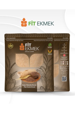 Fit Kepekli, Yulafli, Chia Ve Keten Tohumlu Lavaş Ekmeği 300gr