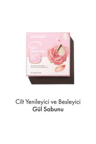 Greenlabel Doğal Gül Sabunu 120 G