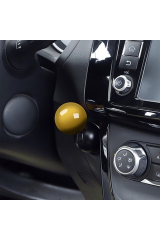 Padalink Araç Başlatma Butonu Dekoratif Kapağı - Sarı Alaşım, Kolay Kurulum, Geniş Uyumluluk