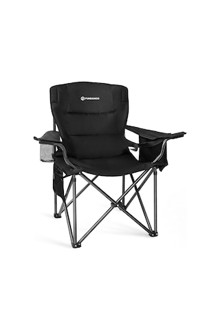 Fundango Mega Comfort Xxl Katlanır Kamp Sandalyesi Black Siyah