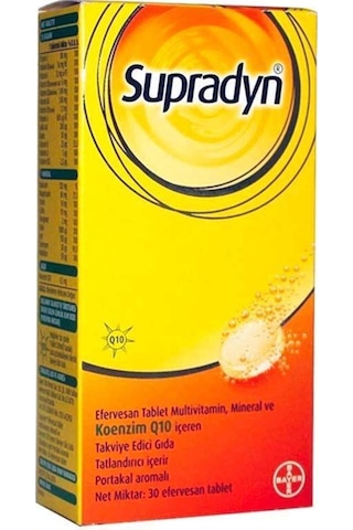 Supradyn Koenzim Q10 30 Efervesan Tablet