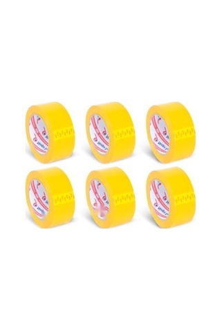 Sarı Kolay Kullanım Kolibri Bandı - 45 Mm X 100 Mt 6 Adet 10
