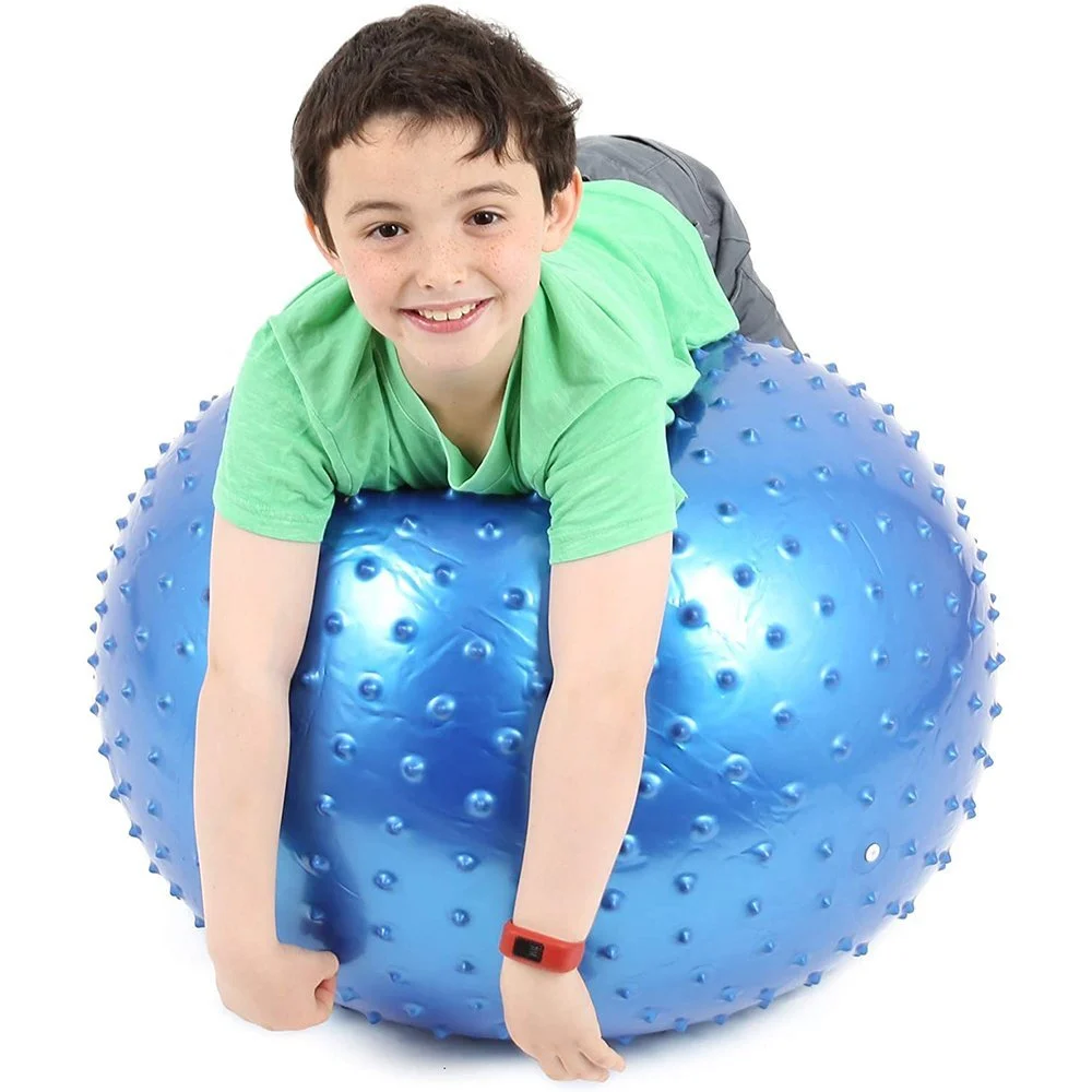 Dikenli Pilates Topu 65cm Mavi