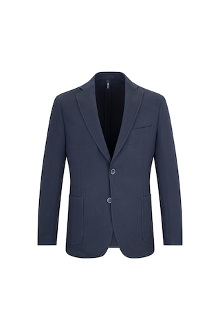 Hatemoğlu Lacivert Slim Fit Mono Yaka Klasik Ceket 36305 Lacivert