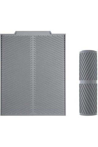 Silikon Bulaşık Kurutma Matı, Isıya Dayanıklı Lavabo Süzgeç Nihale Mutfak Tezgahı Mat 43x33cm Siliko Diğer