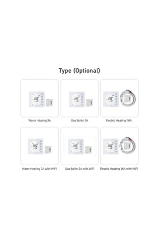 Flybuy 3a Smartlife App İle Wifi Termostat - Su Ve Gaz Isıtma Termostatı