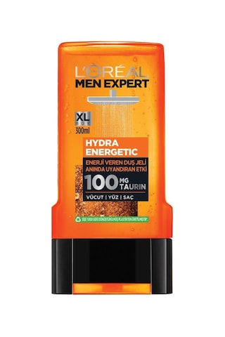 L'Oreal Paris Men Expert Hydra Energetic Enerji Veren Duş Jeli 3 x 300 ML