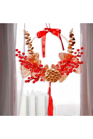 Suntek Bahar Şenliği Ön Kapı Için Geleneksel Çelengi 40x50cm