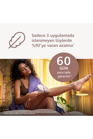 Philips Lumea 9900 Serisi BRI950/02 IPL Tüy Alma, SkinAI Uygulama, Vücut ve Yüz için 2 Başlık, Çanta
