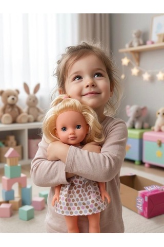 Alya Türkçe Konuşan Etkileşimli Eğitici Oyuncak Bebek 40 Cm Kafası Ve Kolları Et Bebek 90391678