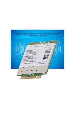 Yuntech01 Hp Dizüstü Bilgisayarlı L850-gl M.2 Lte Cat9 450mbps 4g Modülü - Esım Ve 2 2mımo Desteğiyle Hızlı İnternet