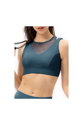 Geeroyoo Kadınlar İçin Yoga Sporcu Sütyeni, Çıkarılabilir Pedli, Arkadan Tokalı, Deniz Mavisi, S/4 Beden Koyu Mavi