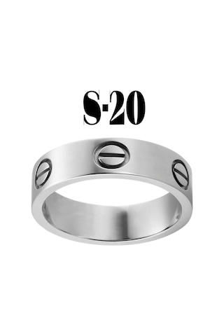 X-Lady Accessories Düz Yüzük Silver Renk 20  Numara Çok Renkli