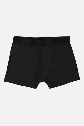 Süvari Siyah Regular Düz Boxer