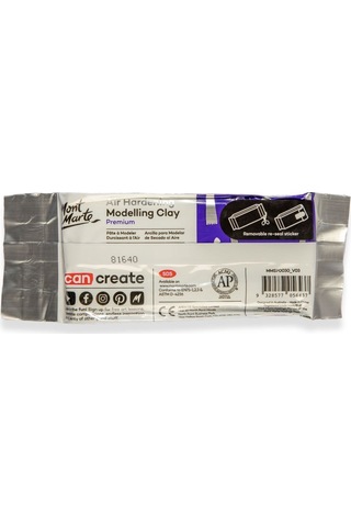 Mm Hava İle Sertleşen Modelleme Kili - Beyaz Rengi 2 Kg