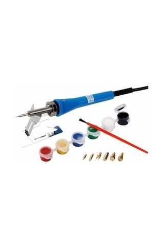 Class Zd707B Ahşap Yakma Hobi Havyası Boya Takımlı