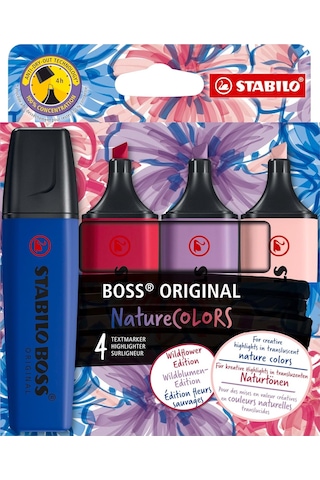 Stabilo Boss Naturecolors Wildflower - 4'lü Paket Diğer