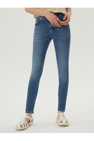 Nicole Skinny Fit Kadın Pantolon Mavi