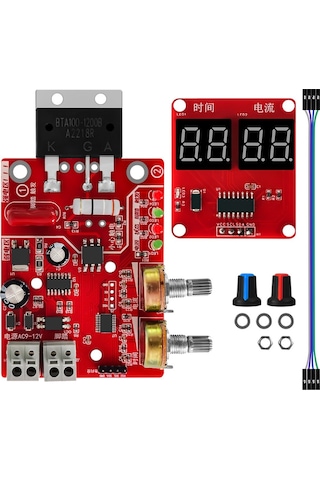 Gatherco Nokta Kaynak Makinesi Zaman Kontrol Kartı 100a Nokta Kaynak Kontrol Kartı Akım Dijital Ekran Kontrol Kartı
