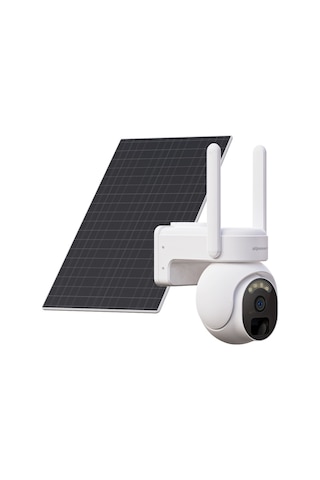 Alpsmart Solar Panelli, Güneş Enerjili, Sım Kartlı 4g, 4mp 128gb Ptz Güvenlik Kamerası Hareket Algılamalı