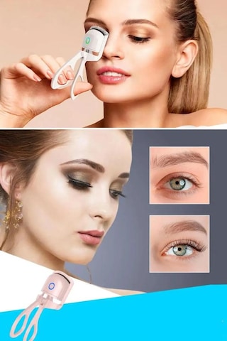 Şarjlı Isıtmalı Elektrikli Kirpik Kıvırıcı 2 Modlu Sıcak Soğuk Ki