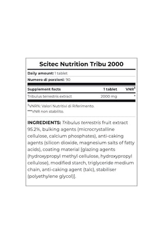 Scitec Nutrition Tribulus 2000 / 90 Tabs