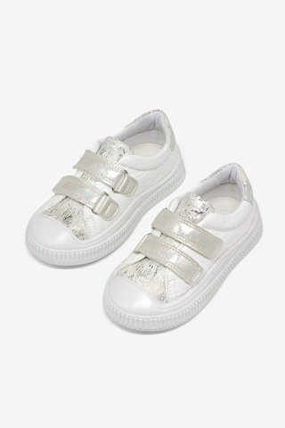 Tonny Black Çoçuk Sim Detaylı Cırtlı Rahat Kalıp Sneaker Çocuk Unisex Beyaz Sneaker Tbarz1035 Beyaz