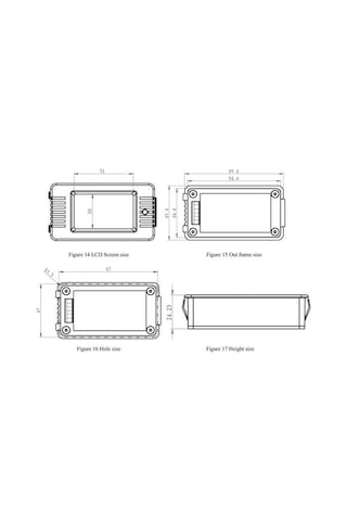 Weichuang01 Dc 0-200v Gerilim Akım Akü Test Cihazı, Özellik: 300a Şantlı Pzem-015