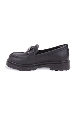 Dagoster Dza07-90830 Siyah Günlük Loafer Kadın Ayakkabı