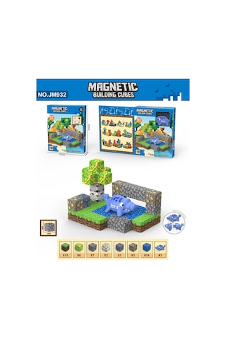 Magnetıc Küpler Eğitici Dinazorlar Jm930-jm939