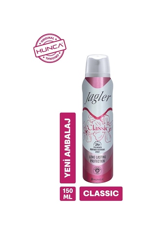 Hunca Jagler Classic Kadın Deodorant 150 Ml Yeni Ambalaj