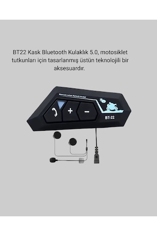 Hmngoxx Motosiklet Kask Kulaklığı Bluetooth 5.0 Gürültü Önleme Ve Hızlı Bağlantı Yeni Nesil Tkndhmngoxx