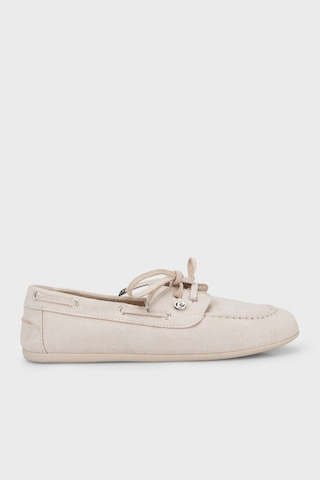 Pierre Cardin Süet Loafer Ayakkabı Bayan Ayakkabı Pc56300 Bej